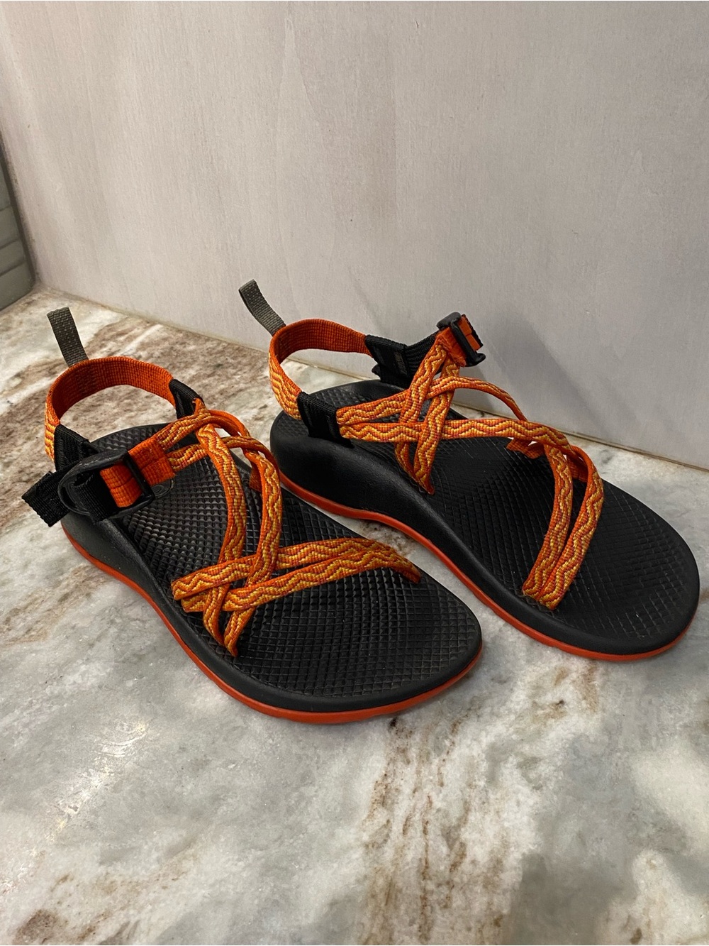 Chaco Kids ZX2 Classic Double Strap
Orange Sandals 4